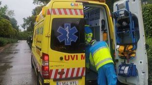 Herido en Torrelodones tras ser alcanzado por un rayo