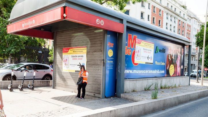 Cierre del túnel de Recoletos el verano pasado