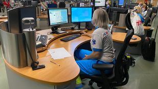 Muy grave un motorista que ha colisionado contra un camión en la A-2