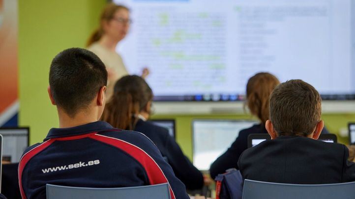 Imagen de unas de las aulas en los Colegios Internacionales SEK.