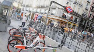 Comienzan a desplegarse por Madrid las primeras bicis eléctricas sin base fija
