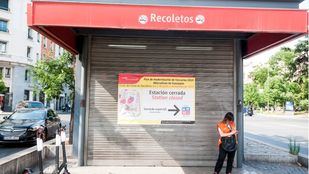 Nuevo fin de semana de cierre de Recoletos por obras