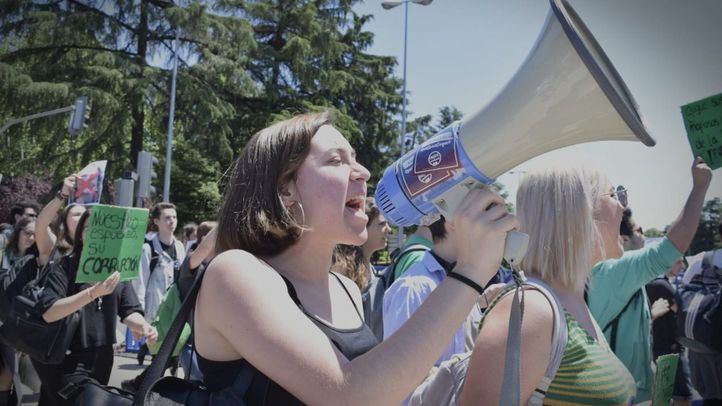 Concentración de estudiantes en la Universidad Complutense