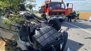 Cuatro heridos leves y uno moderado en un choque frontal en la M-507 a la altura de Navalcarnero