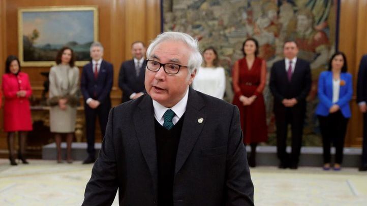 El ministro de Universidades, Manuel Castells