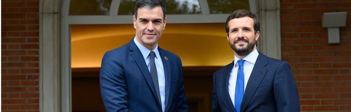 Pedro Sánchez y Pablo Casado