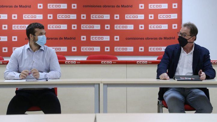 Reunión de CCOO y Podemos Comunidad de Madrid