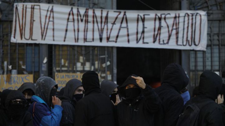 La Dragona antes del desalojo de los okupas.