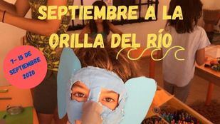 Un campamento urbano junto a Madrid Río