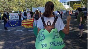 Trabajadores públicos protestan contra el abuso de la temporalidad