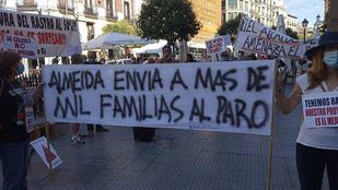 Nuevo domingo de protestas de los vendedores del Rastro