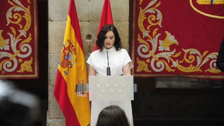Isabel Díaz Ayuso presenta 'Vuelta segura a las aulas'