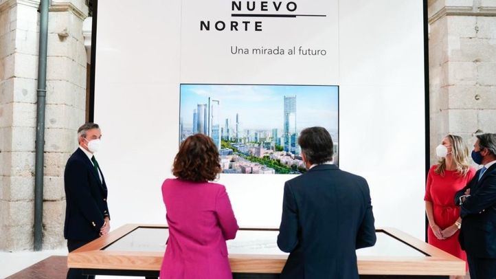 Presentación de la maqueta digital de Madrid Nuevo Norte en la Real Casa de Correos