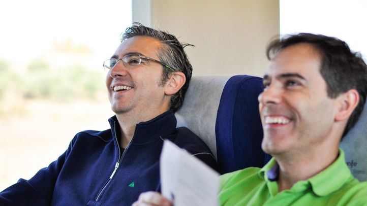 Pasajeros en el tren medieval Renfe a Sigüenza, en una foto de archivo