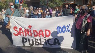 Concentración contra el cierre del Centro de Salud de Abrantes