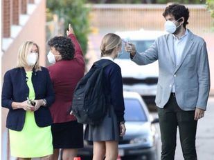 La clase de la princesa Leonor, en cuarentena por el positivo de una compañera