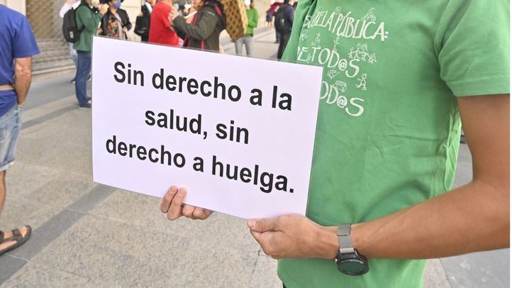 Primera jornada de la huelga del profesorado