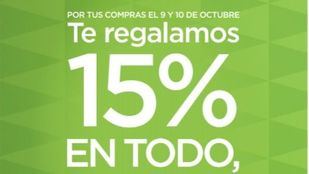 El Corte Inglés regala el 15% de todas las compras realizadas durante los próximos dos días