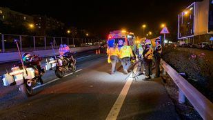 Un hombre, herido de gravedad al ser atropellado cuando cruzaba la M-30