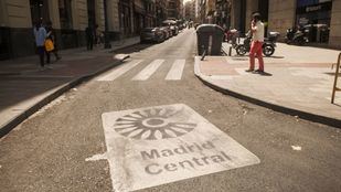 Los vehículos con etiqueta C de alta ocupación no podrán atravesar el centro de Madrid