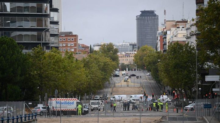 Desmonte del Puente de Joaquín Costa y apertura de la Glorieta de López de Hoyos