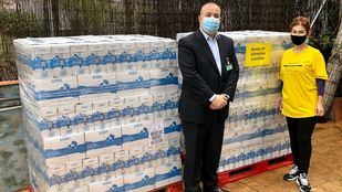 Mercadona dona al Banco de Alimentos Infantiles 5.400 litros de leche