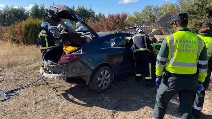 Muere un hombre de 29 años tras salirse de la vía en la M-318 en Colmenar de la Oreja