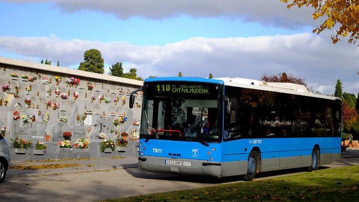 Refuerzo de los autobuses de la EMT para ir a los cementerios.