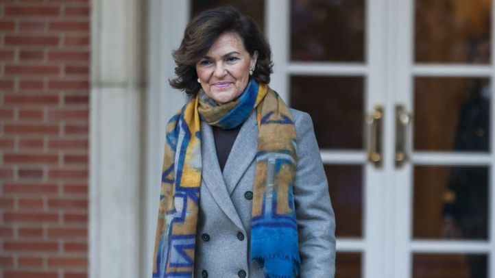 Carmen Calvo, vicepresidenta del Gobierno