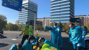 Muere un motorista de 40 años en un choque contra un turismo en la M-30