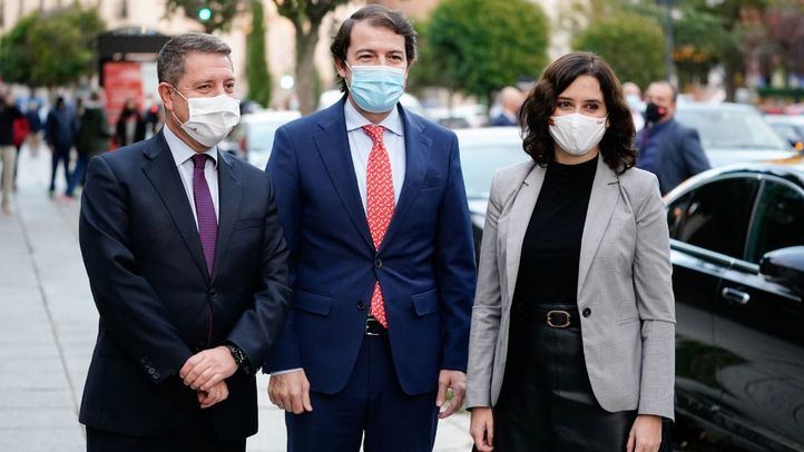 Mañueco, junto a Page y Díaz Ayuso