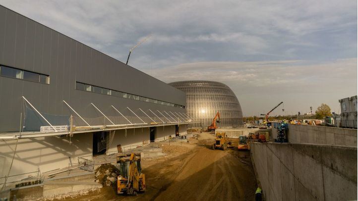 Obras del Hospital Enfermera Isabel Zendal.