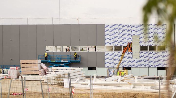 Obras Hospital de Emergencias de Valdebebas-Isabel Zendal, Madrid.