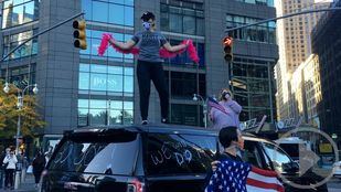 Nueva York celebra el triunfo de Joe Biden