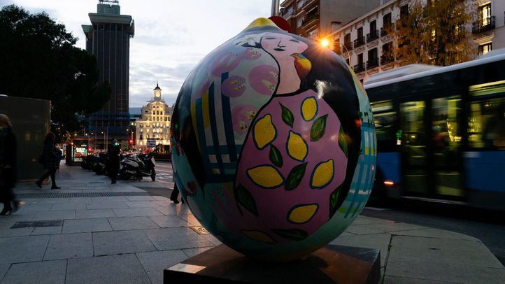 La exposición itinerante 'Lemon Art' decora Madrid con ocho limones gigantes