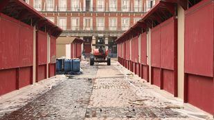 El mercado de Navidad de la Plaza Mayor, en pie a pesar del Covid-19