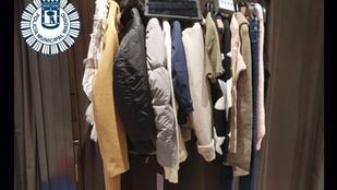 Cuatro detenidos por robar 850 euros en tiendas de ropa del distrito de Salamanca