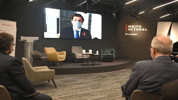 El alcalde de Madrid, José Luis Martínez Almeida, durante la XVIII Jornada de Medio Ambiente