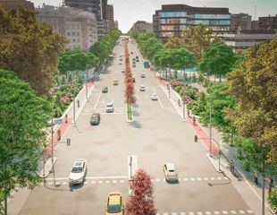 Museo al aire libre y más espacio peatonal en el nuevo 'bulevar del arte' en Joaquín Costa