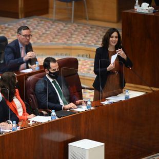 Ayuso asegura que "no vamos a permitir que los madrileños sufraguen el negocio del independentismo"