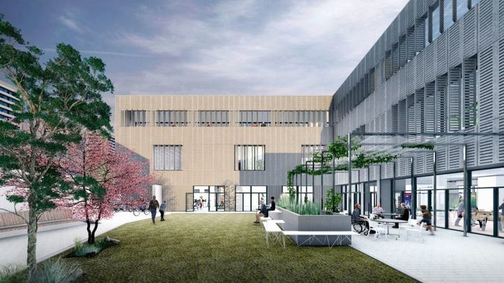 Imagen del proyecto de construcción del centro de mayores de Arganzuela.