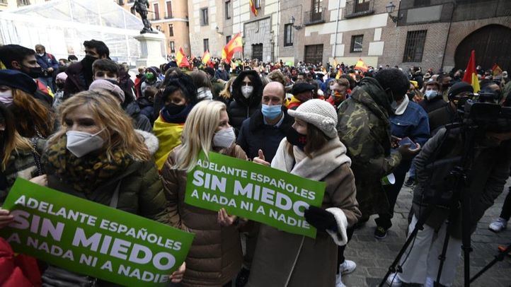Manifestación de Vox en defensa de la legalidad constitucional en el Día de la Constitución
