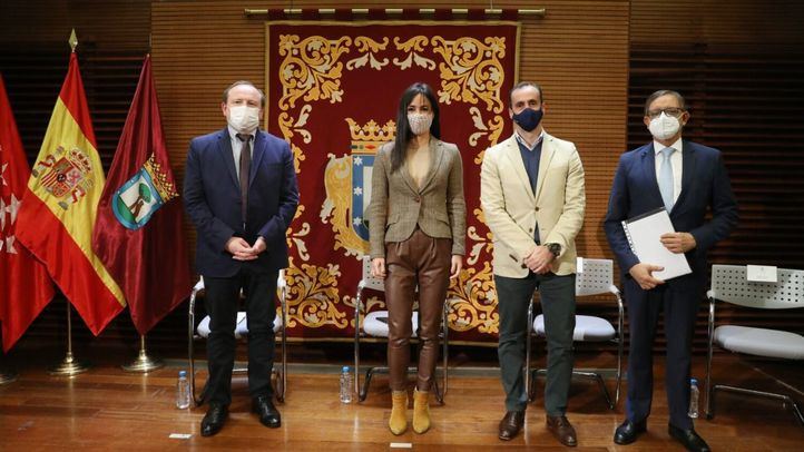 Begoña Villacís en la presentación de la Campaña de Inspección y Control de Consumo en Navidad