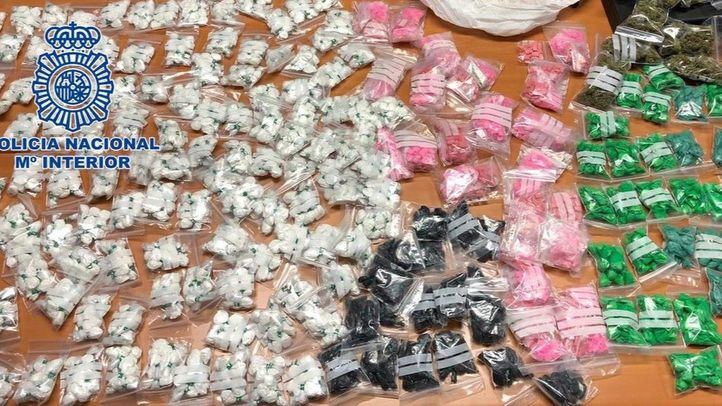 Sustancias requisadas a un conductor en Usera