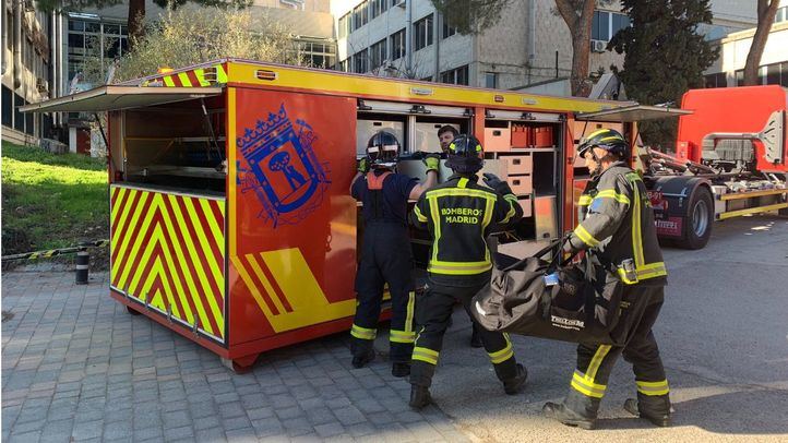 Intoxicados tras un incendio en un edificio de Fuencarral-El Pardo