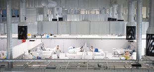 El Hospital Zendal acoge 77 pacientes y cuenta con más de 600 profesionales