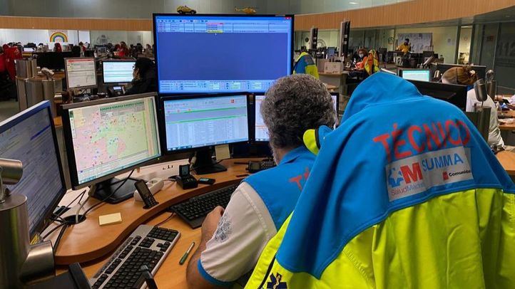 Centro de Emergencias 112 de la Comunidad de Madrid.