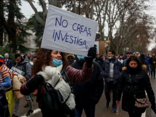 La Consejería de Sanidad desaconsejó la marcha negacionista