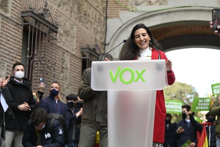 Manifestación de Vox en defensa de la legalidad constitucional en el Día de la Constitución