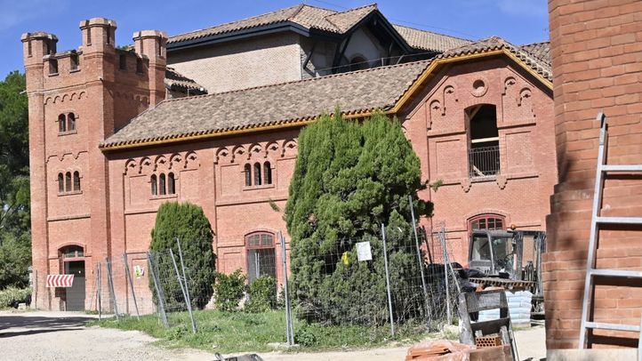 Obras de rehabilitación en la Quinta de Torre Arias.
